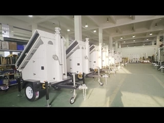 Προσαρμόσιμο ηλιακό κινητό ρυμουλκούμενο επιτήρησης για ασφάλεια