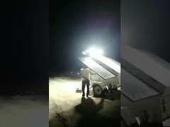 Ηλιακό κινητό ελαφρύ ρυμουλκούμενο με LED