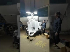 Φωτεινό ελεγχόμενο ρυμουλκούμενο κινητού ηλιακού συστήματος