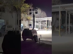 Κινητός φωτεινός πύργος με LED ντίζελ