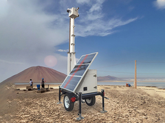 Μικρό τροχόσπιτο ηλιακής παρακολούθησης