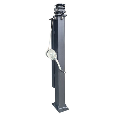 4.5m 15ft 6m 19ft χειροκίνητο τηλεσκοπικό στέλεχος για ηλιακό ρυμουλκούμενο ανύψωση κάμερες και φώτα LED
