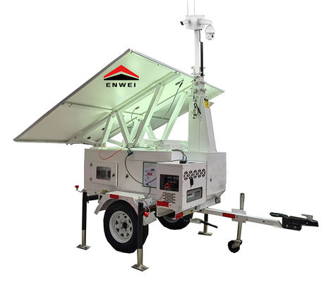 Ελαστική τροφοδοσία MPPT 40A Ηλιακά πάνελ Cctv Trailers για την παρακολούθηση της απομακρυσμένης διαχείρισης