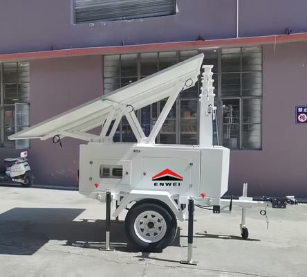 Ηλιακό CCTV Τρέιλερ Φωτιστικό Πύργου με Ηλιακή Ενέργεια για Παρακολούθηση Εργοταξίου