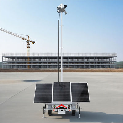 Τρέιλερ με κάμερα, ηλιακούς συλλέκτες και μεγάλη διάρκεια μπαταρίας για παρακολούθηση εργοταξίων