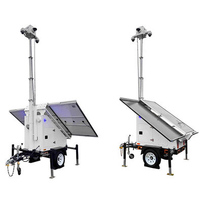 Κινητό Τρέιλερ Επιτήρησης με 3 Ηλιακούς Πίνακες για Ασφάλεια Χώρου Στάθμευσης